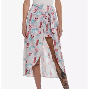 NEW Disney Mickey Mouse & Minnie Mouse Tiki Wrap Skirt - Plus Size 2